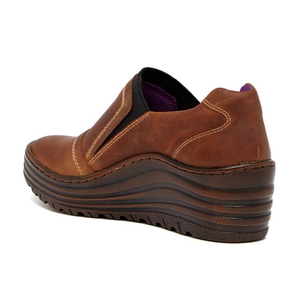 Bionica New Shoes Leather SlipOn Comfort Wedge Loafer Women's 10 - Picture 3 of 17